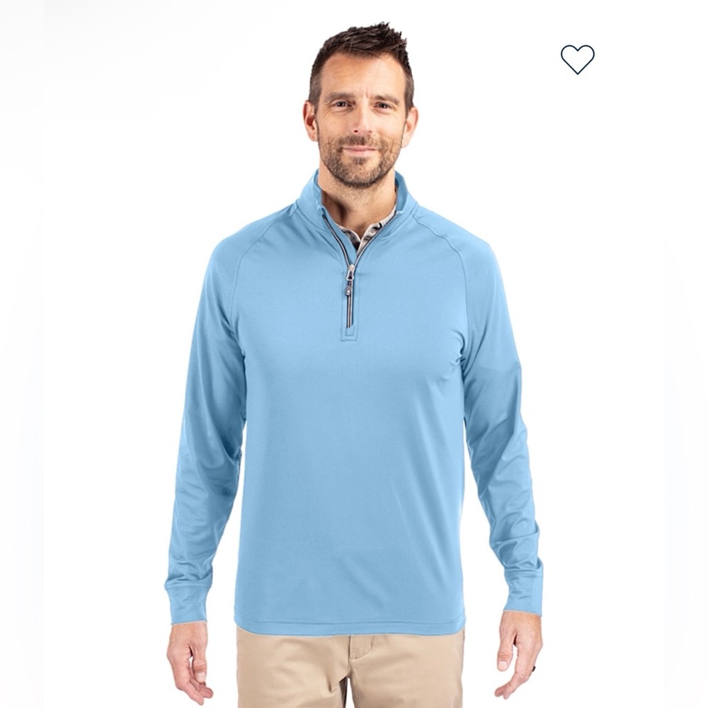 Cutter & Buck DryTec Zip, 50 UPF protection